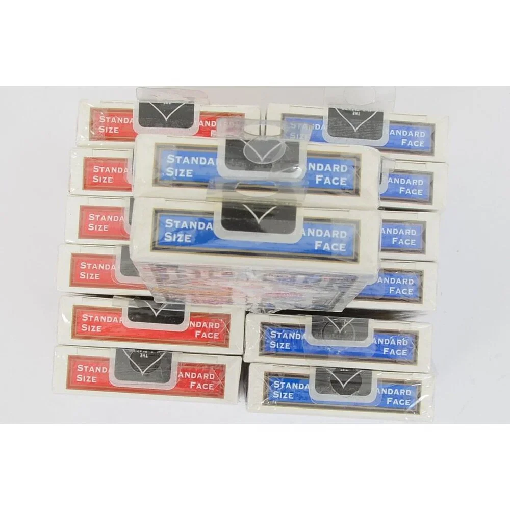 Lot of 14 Decks Bicycle Playing Cards Standard Index‎ Red & Blue SEALED